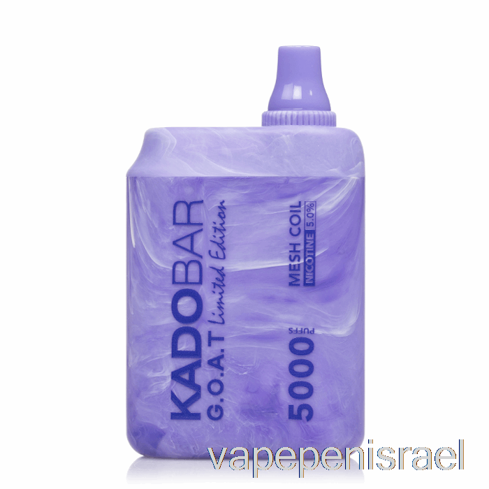 חד פעמי Vape Israel Kado Bar Br5000 חד פעמי אוכמניות מנטה